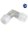 Γωνία L Connector Αδιάβροχος IP68 για Φωτοσωλήνα LED GloboStar 22637